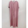 Shop   Women V Zip Easy One Mile Daily Short sleeVe Jumpsuit Ara Wpt 3239 Pink