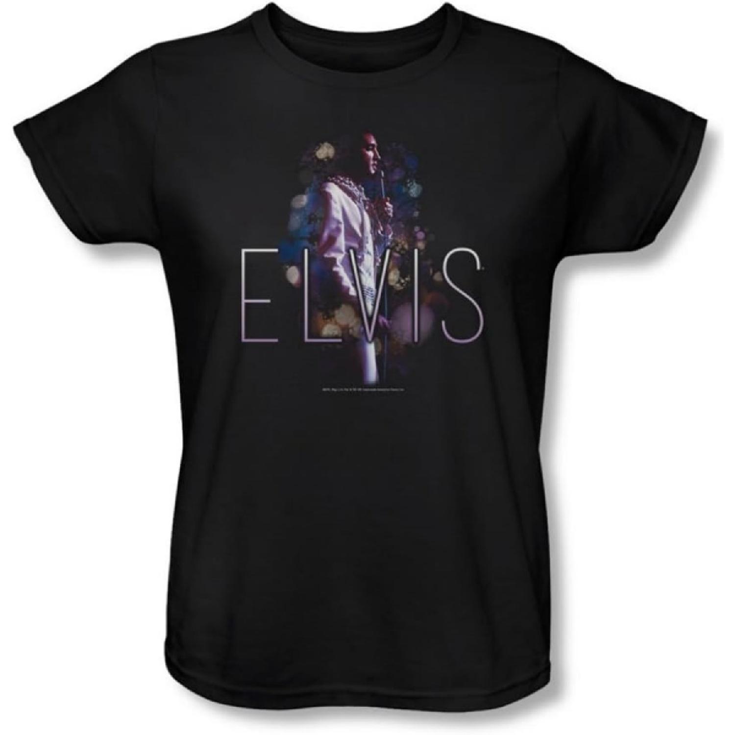 Elvis Presley - Womens Dream State T-Shirt in Black S чёрный