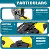 Crimping Pliers Clamp Tools Set Cable Terminals Kit Ratcheting Wire Crimpe Multifunctional With 5 Non-Insulated Jaw