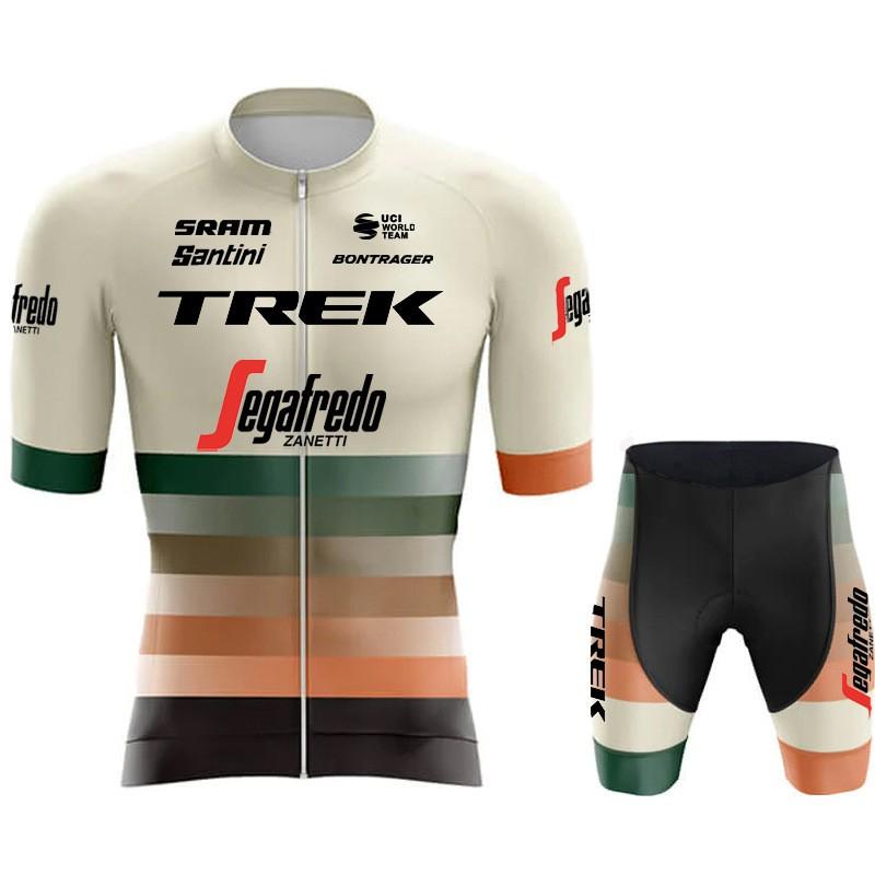 Maglia da Ciclismo a Manica Corta Traspirante ad Asciugatura Rapida per Uomo Donna, Abbigliamento per Bici da Strada e Mountain Bike con Salopette