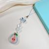 Beautiful Beaded Phone Charm Fruit Chain Keychain Fashion Accessory Bag Pendant Keyring for Phones and Backpacks