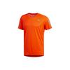 T Shirts Men's Orange Crew Neck Moderate Straight Fit DZ9002