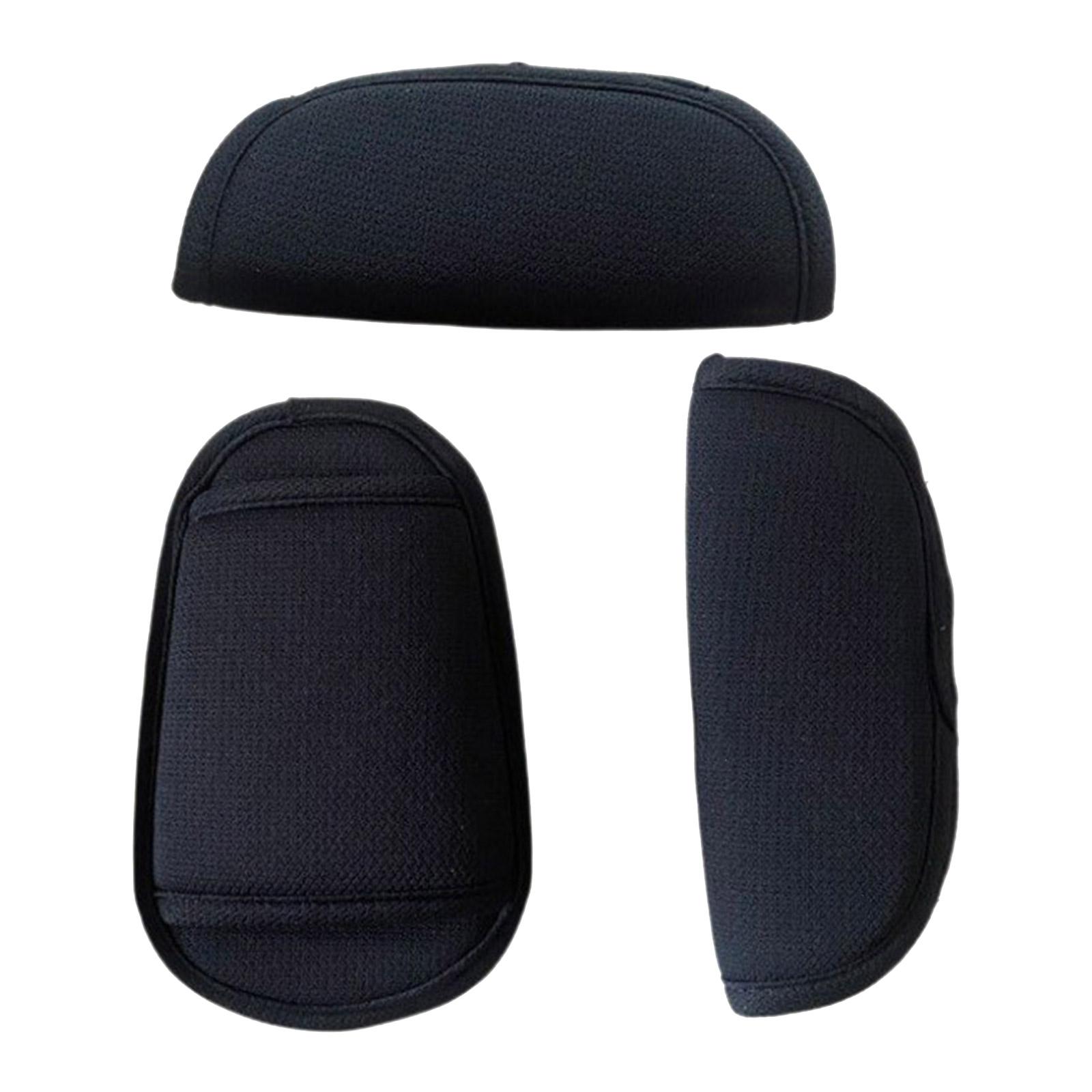 

Дышащая защитная накладка на ремень безопасности детской коляски, накладка на плечевой ремень детской коляски, чехол на плечевой ремень детской коляски чёрный