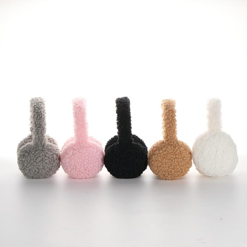 Cute Plush Headphones Winter Earmuffs Women's Warm Soft Ear Covers Imitation Cashmere Hair Band Fashion Earflap Outdoor Supplies