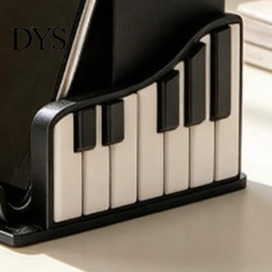 Creative Office Supplies Decor Piano Shape Pen Holder, Music Themed Organizer, with Phone Stationery Holder Design, Storage Box for And School Shaped