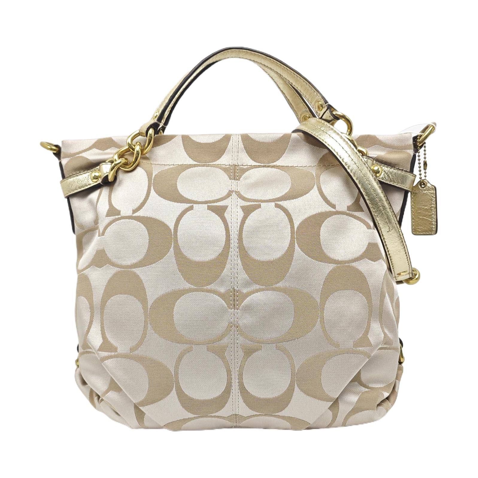 [Pre-Owned] Khaki Canvas Monogram Shoulder Bag - Very Good #BVREU8 ONE SIZE