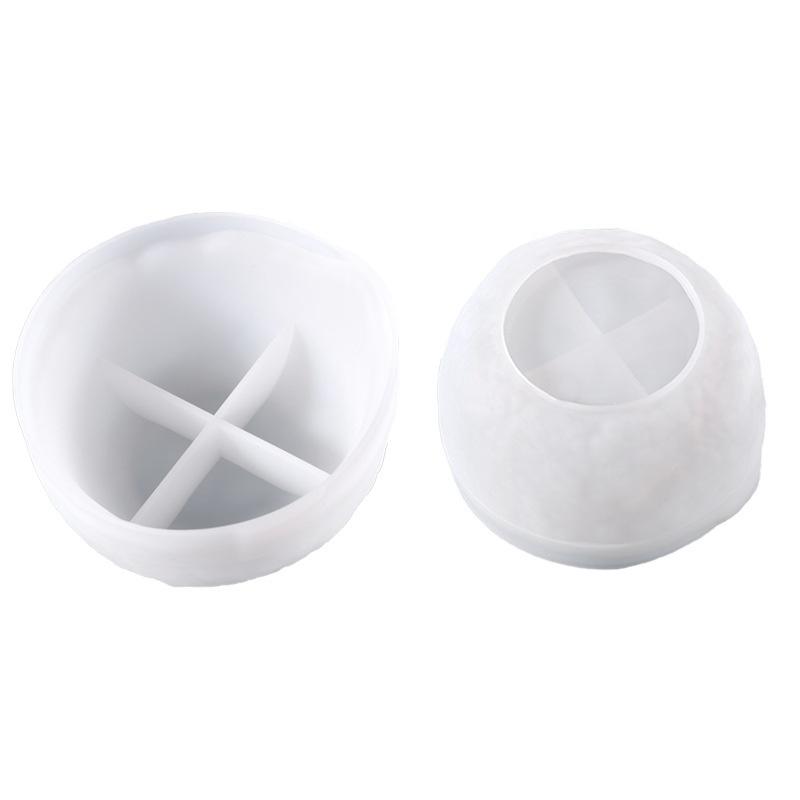 Harz Obst Snack Zement Tablett Form Topf Gießen Epoxidharz Form Silikon Aufbewahrungsschüssel Form