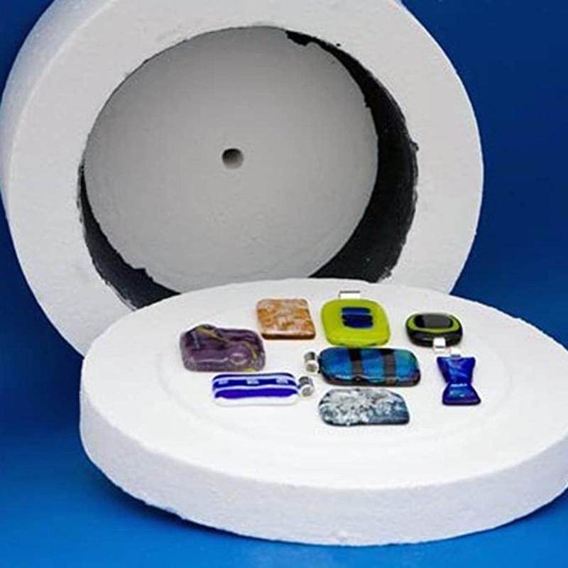 Diy Art Melting Glass Handmade Ornament Microwave Heating Kiln Professional Microwave Kiln for DIY Jewelry Glass Fusing