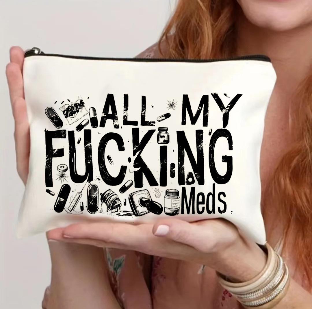 

Косметичка Chic Charger Print — универсальный и многоразовый органайзер для косметики для путешествий, отпуска, бизнеса 703