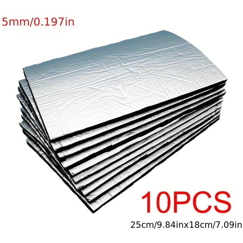 10 Pcs 5mm Rubber Sound Deadening Pads - for Car & Truck Hood Heat Insulation, Noise Reduction & Thermal Preservation