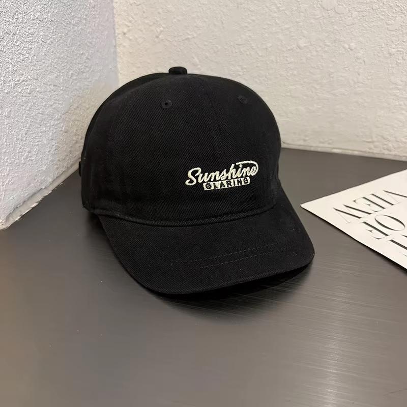 

Повседневная бейсболка с коротким козырьком для женщин и мужчин, с вышивкой букв, из хлопка, с козырьком, снэпбэк, хип-хоп, спортивная, от солнца, шапочка чёрный