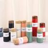 150ml/250ml Portable Insulated Mug Plastic Lids Mini Thermos Mini Drink Water Bottle  Travel