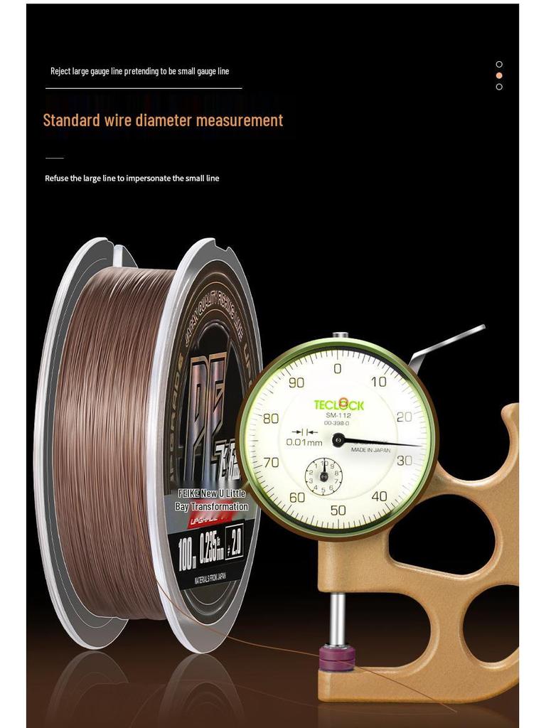 Superfine Black Dyneema Fly Fishing Leader: High-Strength, Ultra-Soft, Bite-Proof PE Line for Tilapia