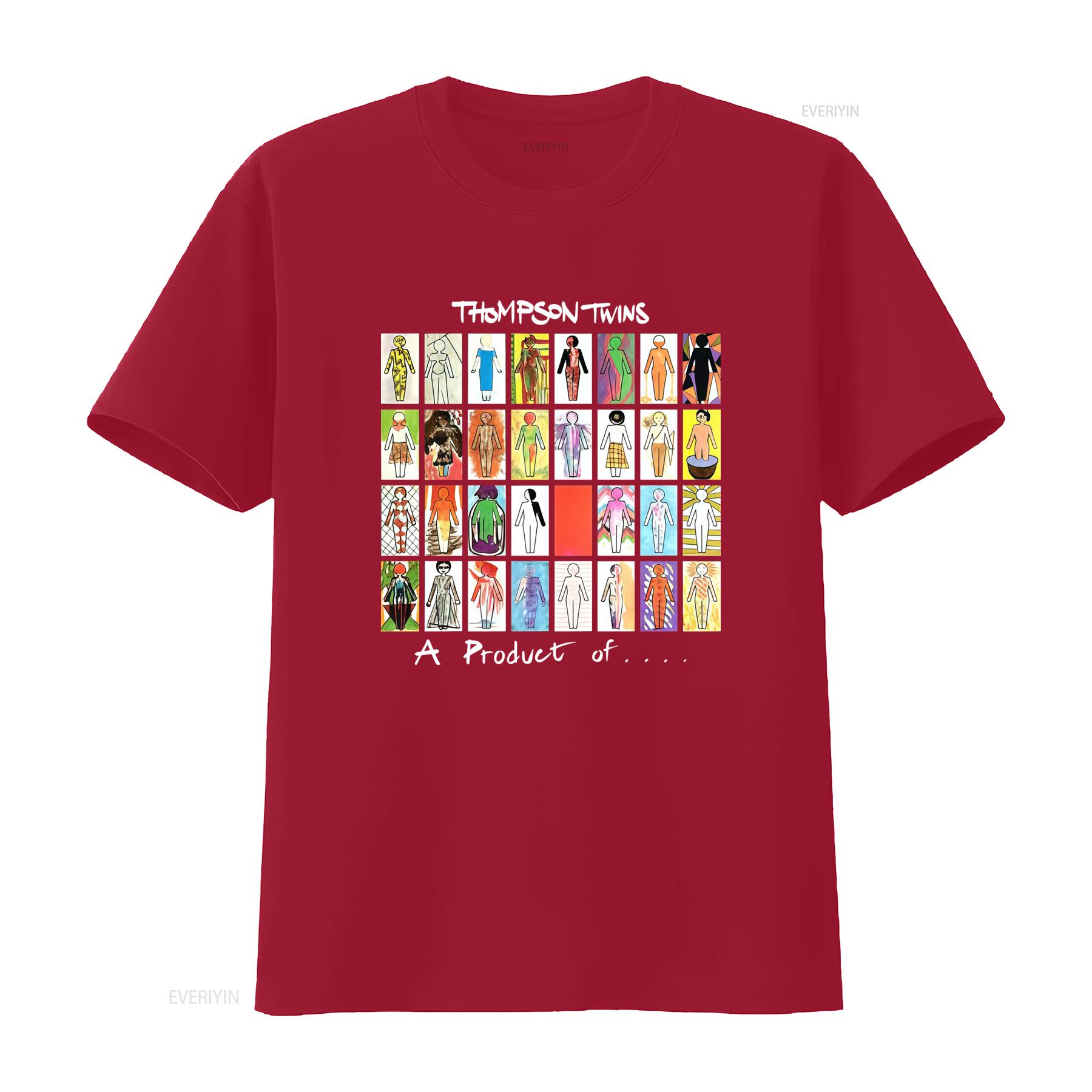 Thompson Twins A Product Of Best Rock T Shirt for Men and Women in0183 vintage Washed Versatile Breathable graphic S