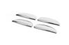 Handle Pads (4 Pcs, Stainless Steel) Carmos - Turkish Steel for Renault Scenic 1998-2003