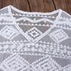 Summer Women Sexy Lace Bikini Cover Ups See Through Beach Dress Swimwear