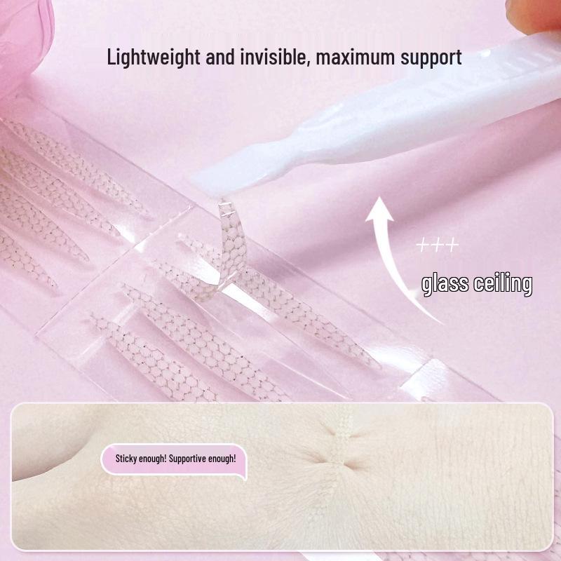 Natural Mesh Double Eyelid Tape - Invisible, Self-Adhesive Roll for Beautiful Eyes