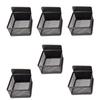 6PCS Magnetic Tea Bag   Metal Tea Storage Box Holder for Fridge Kitchen Countertop Cabinet Pantry
