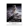 Space Wall Art Oil Painting Apollo Lunar Astronaut Mural Drawing Room Classical Poster and Printing