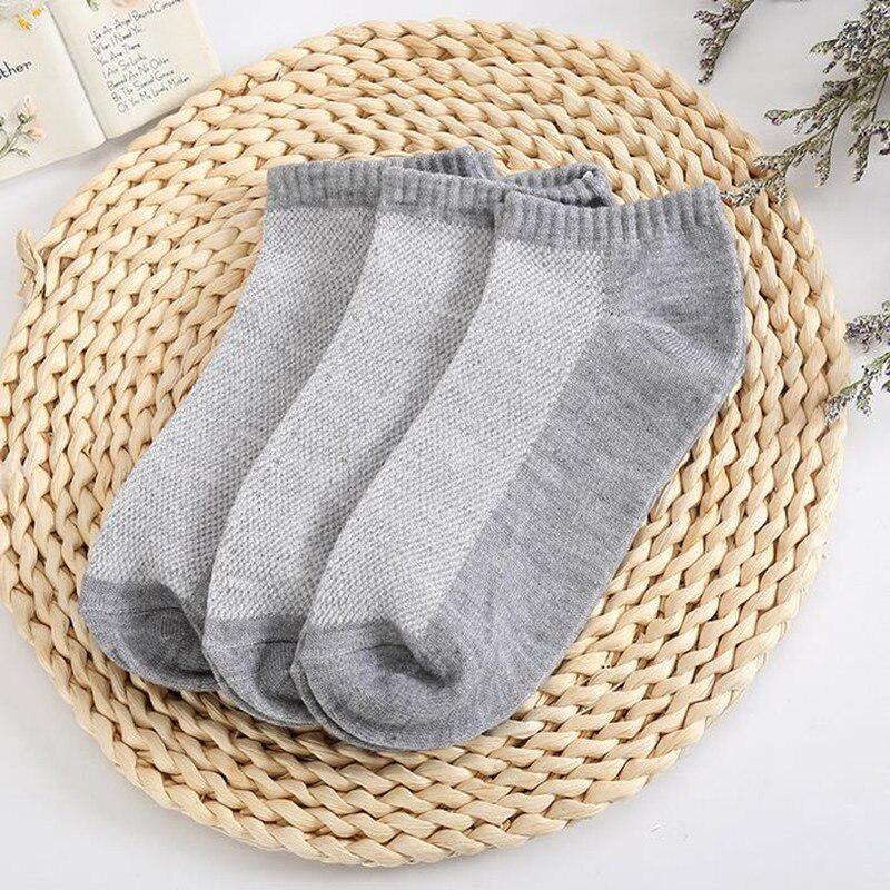 5 Pairs Men's Short Socks Breathable Boat Socks Slippers Ankle Men/Male Socks