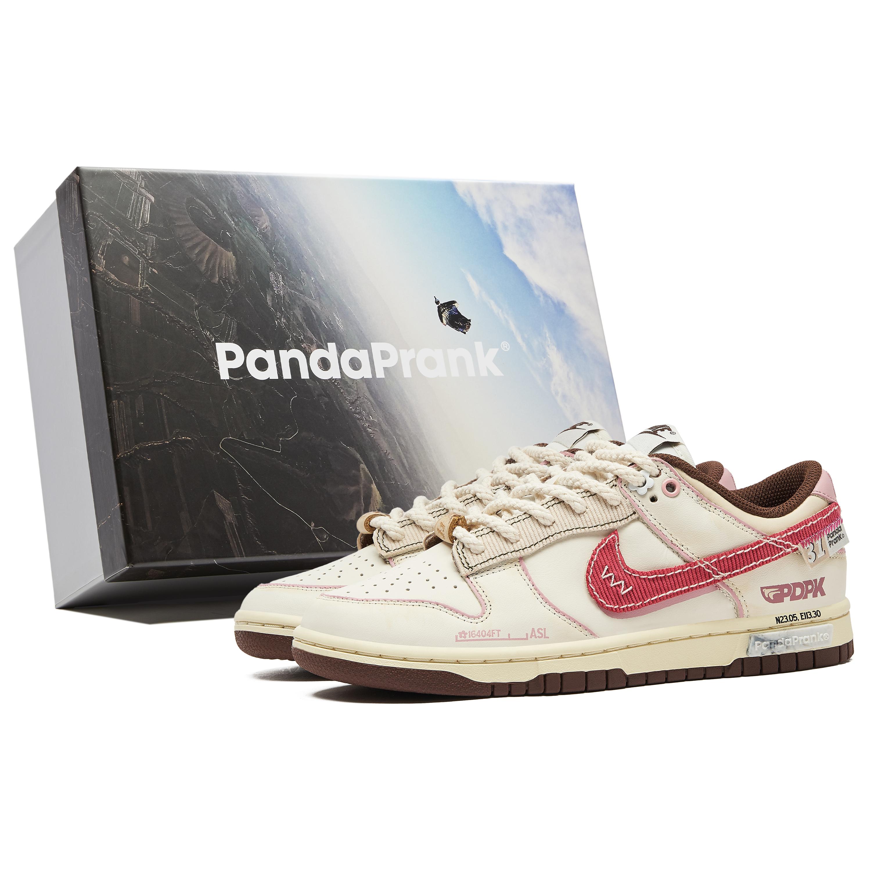 

Nike Dunk Surfaces In Brown And Sail Slip Resistant Abrasion Resistant Low Top Skateboard Shoes Women s Pink White DD1503-124(TeamH-S-BOX) 39