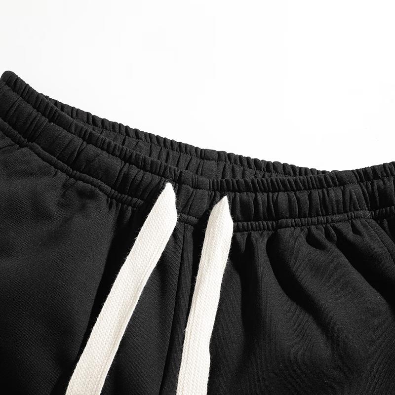 Men's Loose Straight Wide-Leg Knit Sweatpants