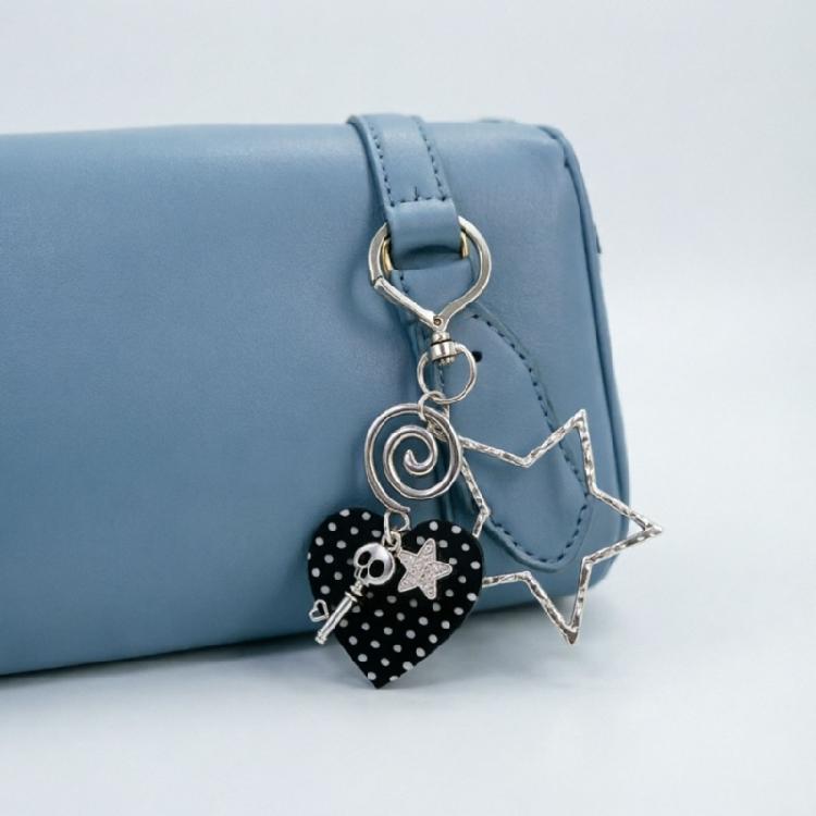 Trendy Dot Star Music Note Keychain For Bag Accessories