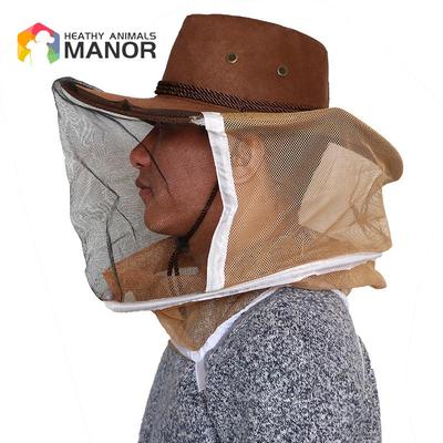 Bijenhouder Beschermende Hoed Anti Bijen Stof Nylon Gaas Draad Hoed Bijenhouderij Beschermer Kap Bijenhouder Cowboy Comfortabel Ontwerp