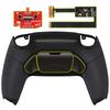 eXtremeRate Programmable Back Paddle Metal Version Rise Remapping Kit for PS5 Controllers Upgrade Board for PS5 Controllers with Redesigned Black Back