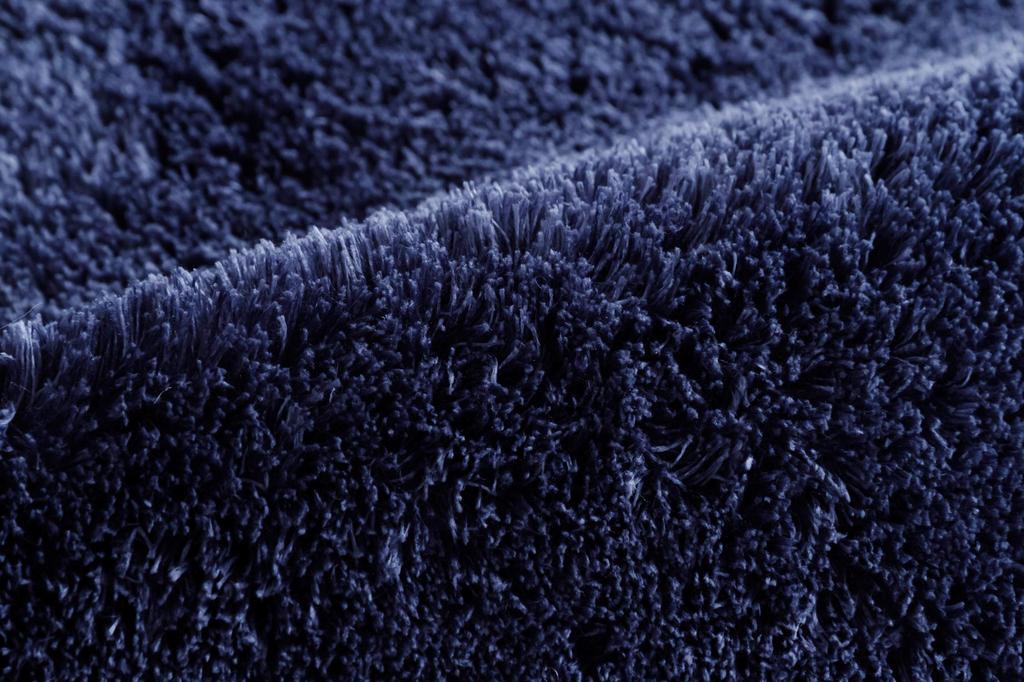 IKEHIKO Rug, 1 Tatami Mat, Solid Shag, Available In Navy, Approximately 100 X 150 Cm, Oval, Hot Carpet Compatible, #3967459