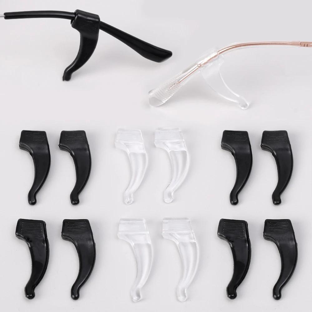 5pairs Silicone Ear Hook Anti-slip Glasses Leg Ear Sleeve Bracket Fastener Sunglasses Accessories Grip Anti-fall Eyewear Holder