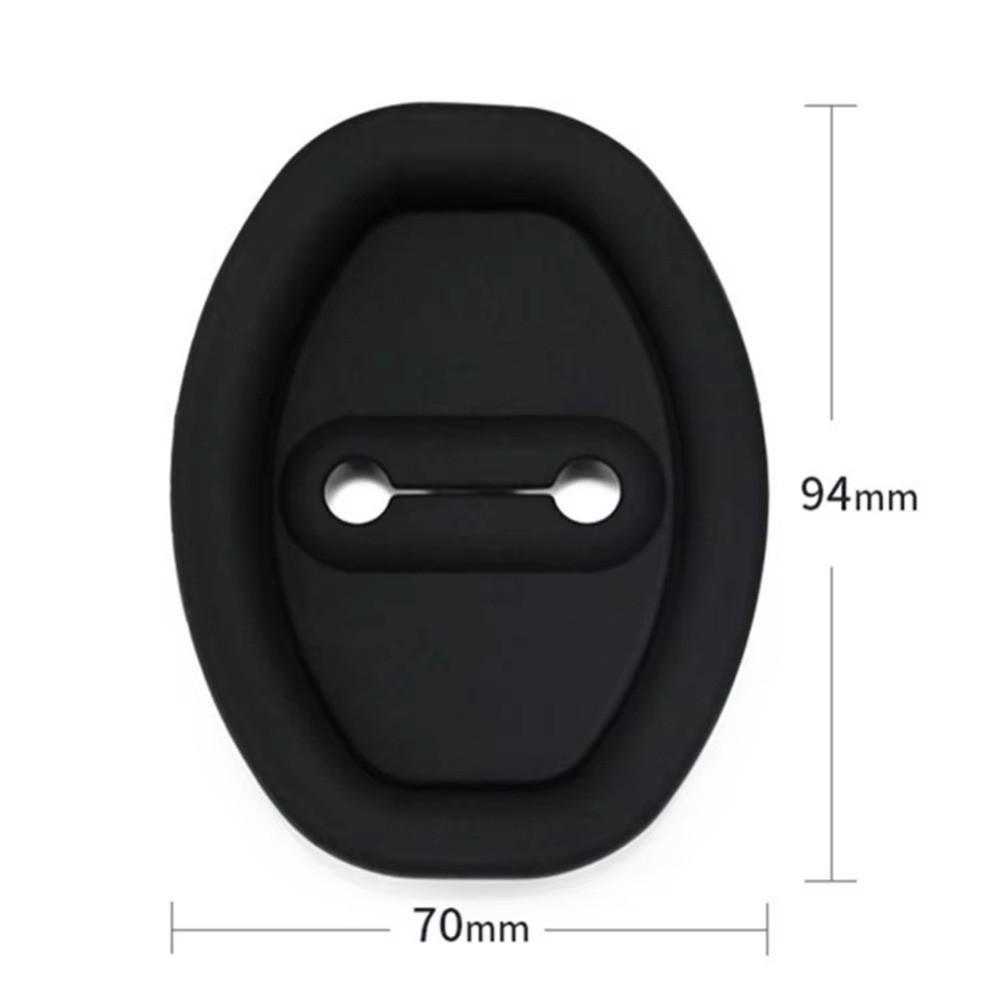 4Pcs Set Scratch-resistance Car Door Lock Buckle Protector Car Door Protection