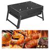 Stainless Steel Portable BBQ Grill Multifunction Folding BBQ Charcoal Grill Tabletop Barbecue Grill for Beach Garden Party