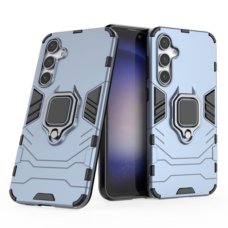 

Чехол для Samsung S23 FE, чехол для Samsung Galaxy S23 FE, чехол для ПК, противоударный чехол-подставка с магнитным держателем для Samsung S23 FE For Samsung S23 FE темно-синий