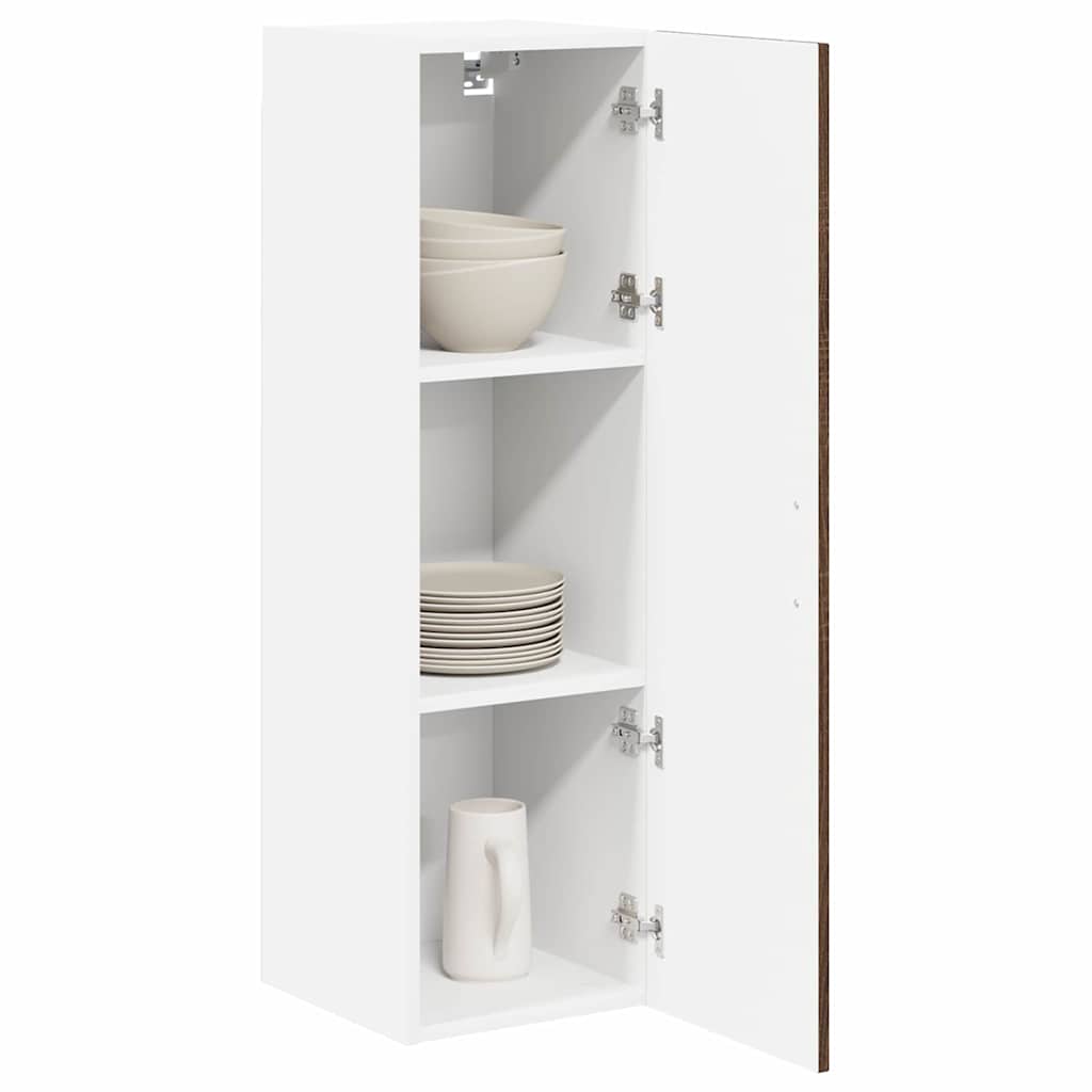 Wall Mounted Cabinet LUCCA Brown Oak 30 X 31 X 100 Cm Particleboard