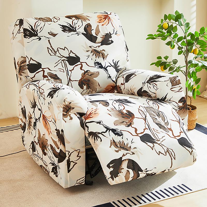 Recliner Slipcovers 4-Pieces Sofa Covers Couch Chair Cover Non Slip Reclining Furniture Protector Sofa Covers for Living Room