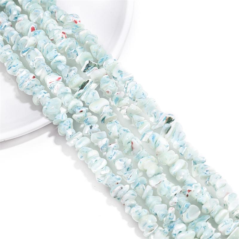 110PCs Natural Colored Horseshoe Snail Irregular Shaped Piece For DIY Necklace Bracelet Earrings Jewelry Making