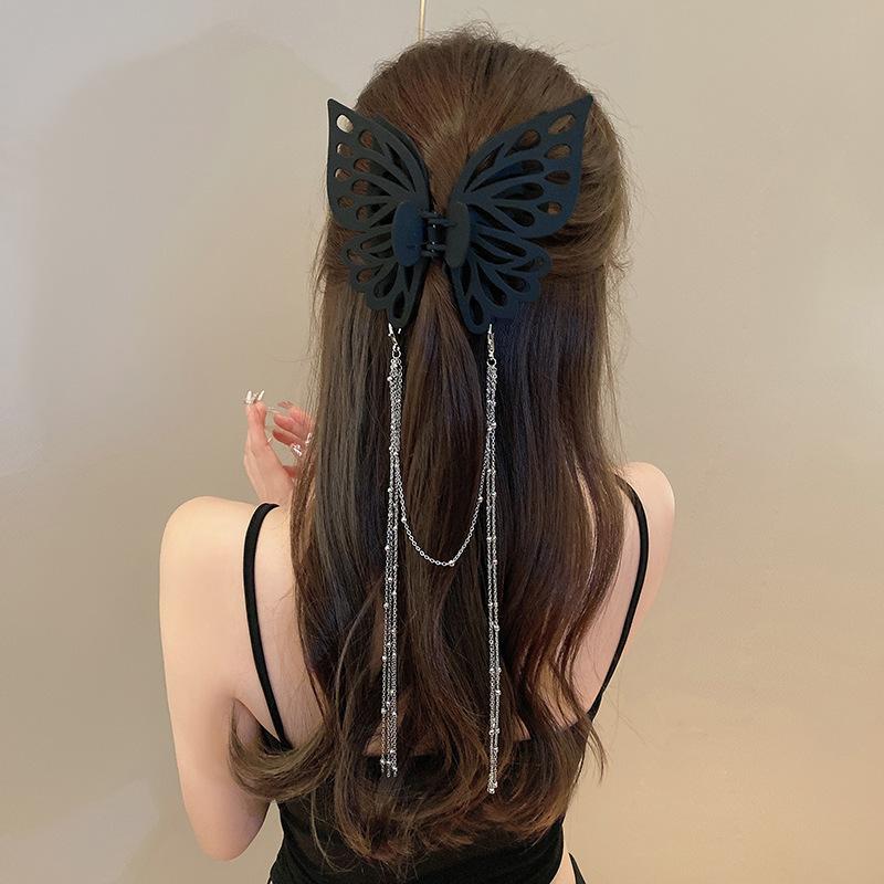 

1PC Fashion Butterfly Tassel Hairpin, Display Art Style Fashion Accessories - Ideal Gift