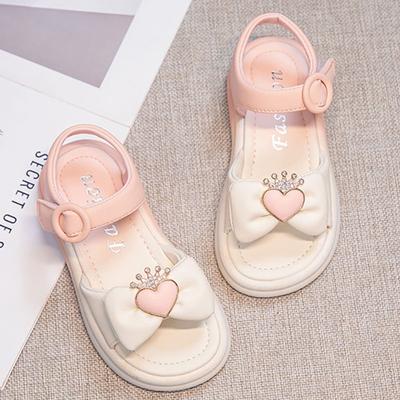 Letnie sandały księżniczki dla nastoletnich dziewcząt koreański styl Trend w modzie dziewczęce plażowe antypoślizgowe obuwie z miękką podeszwą