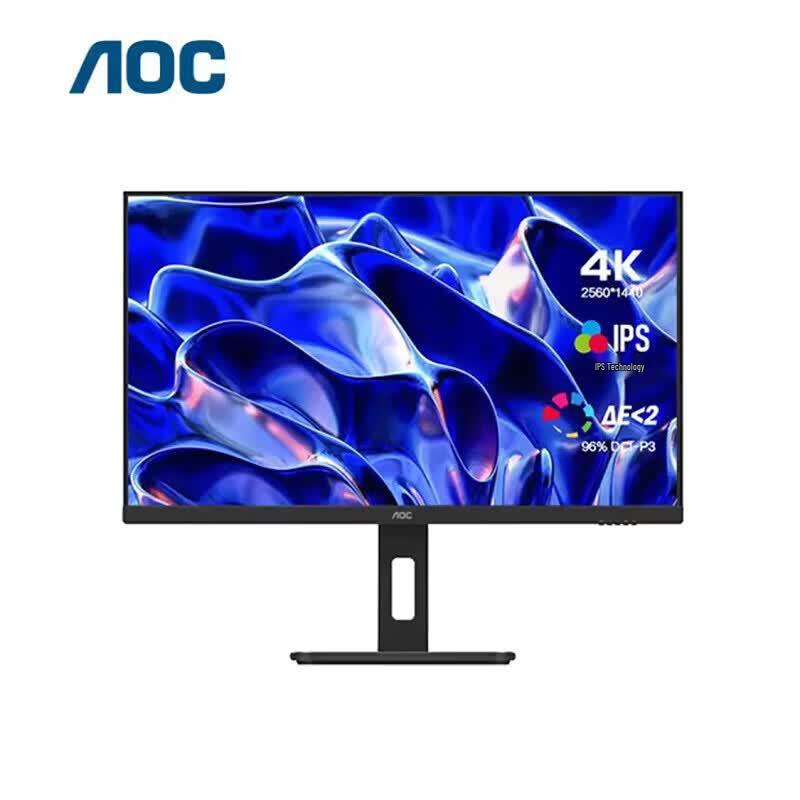 AOC U27P10 27-inch 4K IPS Monitor CN Plug (adapter Included)