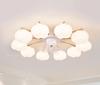 2025 Modern Minimalist Head-Shaking Fan Light for Living Room