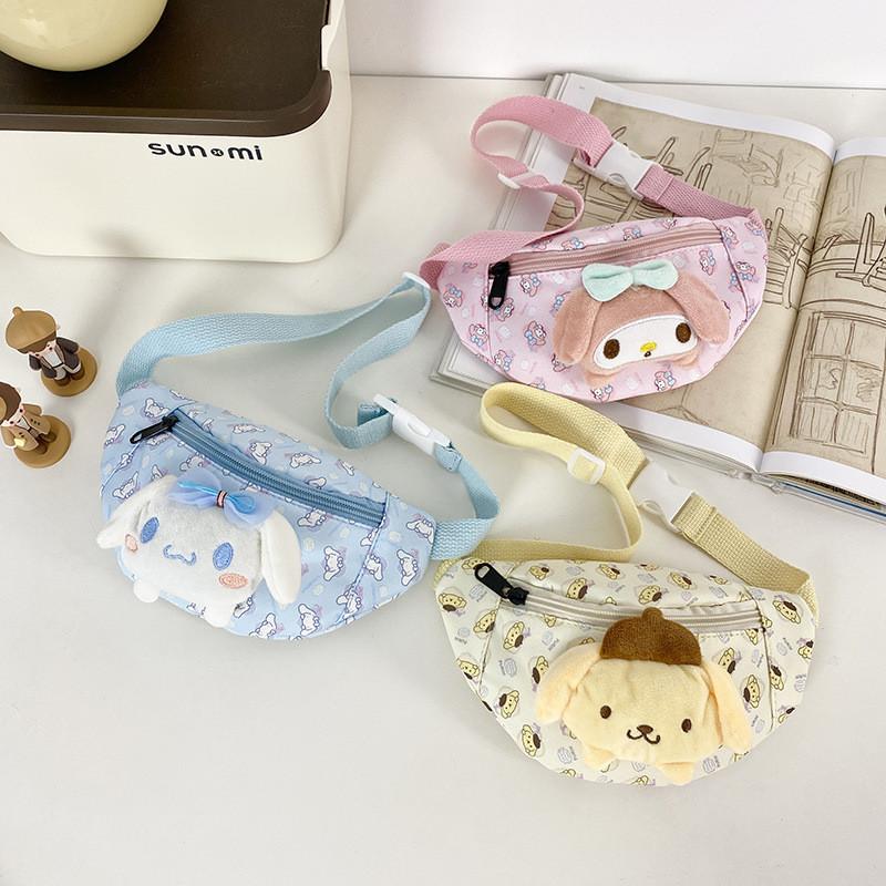 Sac Ceinture Enfant Dessin Animé Kuromi En Matière Polyester Pour Usage Quotidien