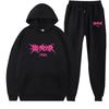 New Straykids Peripheral Harajuku Printed Men's and Women's Sweatshirts Sweatpants Set Hoodie Straight Pants Cover
