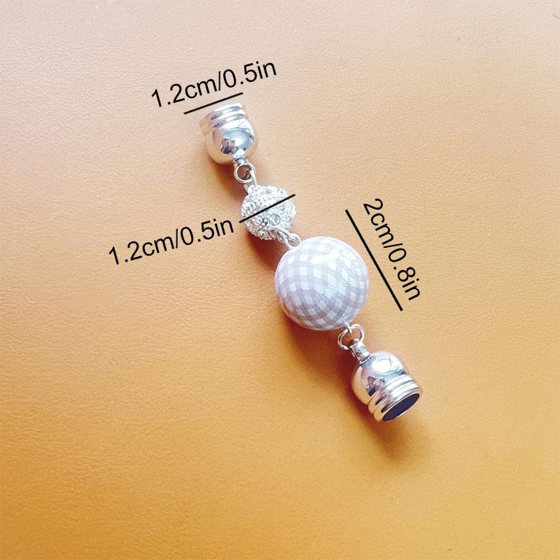 1 Peça Multifuncional Prático Fivela Magnética Conveniente Fivela Magnética para Lenço DIY Multi Estilo Cravejado de Diamante
