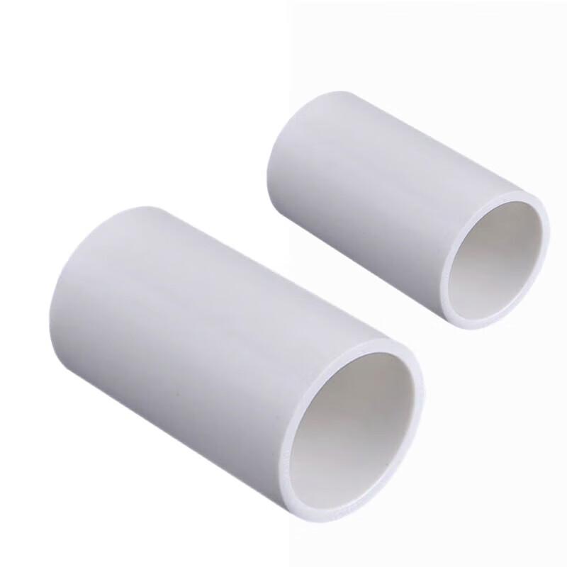 LianSu PVC 20mm White Water Supply Direct Connector