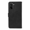For OnePlus Nord CE5 5G/OnePlus Ace 5 Racing 5G Leather Wallet Case with Strap Solid Color Phone Stand Cover