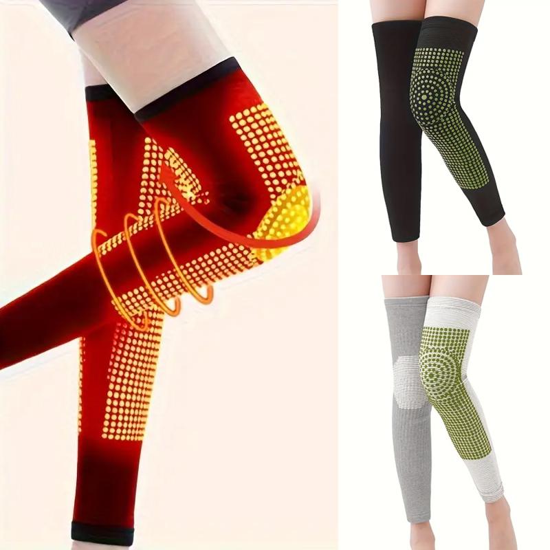 1 Paar Kniewärmer Geeignet für ältere Menschen Wintersportausrüstung Sport-Knieschützer Rutschfestes Design Bequem Lang/Kurz