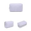 Corduroy Makeup Bag Large Capacity Cosmetic Pouch for Travel Office Daily Use