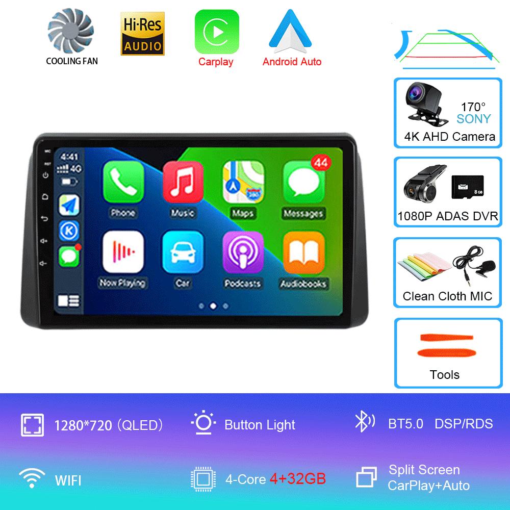 Android 14 Car Radio For Chrysler Grand Voyager 5 2011 - 2015 For Dodge Grand Caravan 2008-2020 Player Multimedia GPS 360 Camera