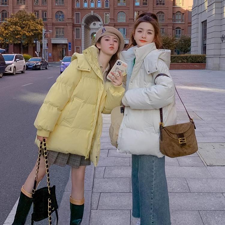 Women Down Jacket Thick Warm Winter Clothes Puffer Parka Coats Overcoat Hooded Streetwear Jackets Sportswear Casual Parkas